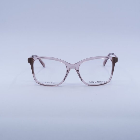 Banana Republic BR209 0WJG 00 Eyeglasses Salmon/Beige 52mm Square Frame - Picture 2 of 9